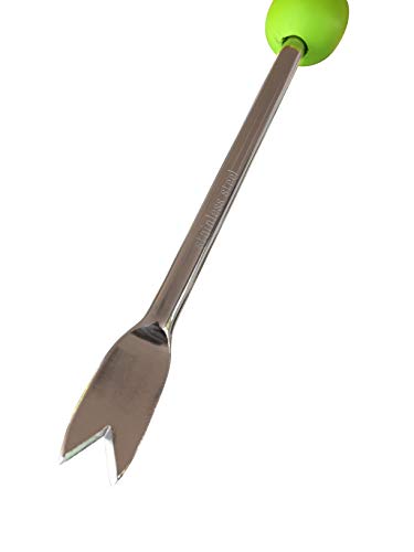 Garden Guru Dandelion Weeder Tool with Ergonomic Handle - Stainless Steel Weed Puller for Planting, Weeding, Flower and Vegetable Care in Lawn Garden Yard | Rust Resistant