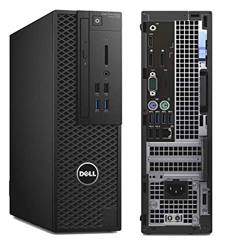 Dell Precision Tower 3420 Workstation E3-1245 V5 4C 3.5Ghz 8GB 500GB NVMe Win 10 (Renewed)