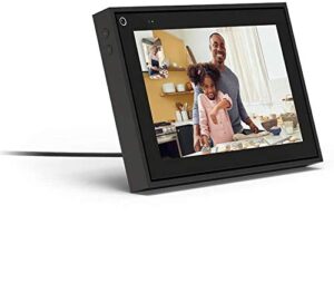 facebook portal mini smart video calling 8" touch screen display with alexa, black (renewed)