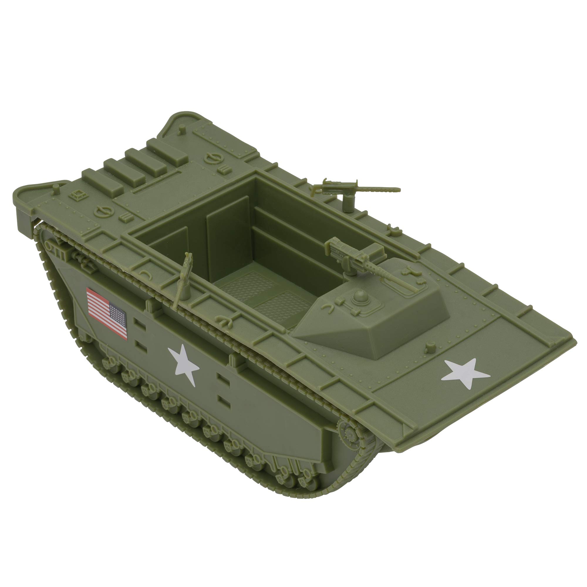 BMC WW2 USMC Amtrac LVT - 1:32 Amphibious Vehicle for Plastic Army Men