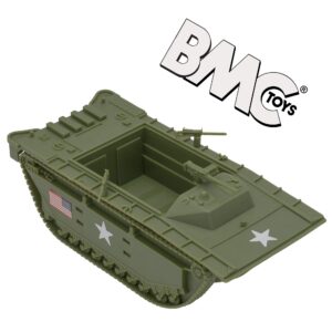 BMC WW2 USMC Amtrac LVT - 1:32 Amphibious Vehicle for Plastic Army Men