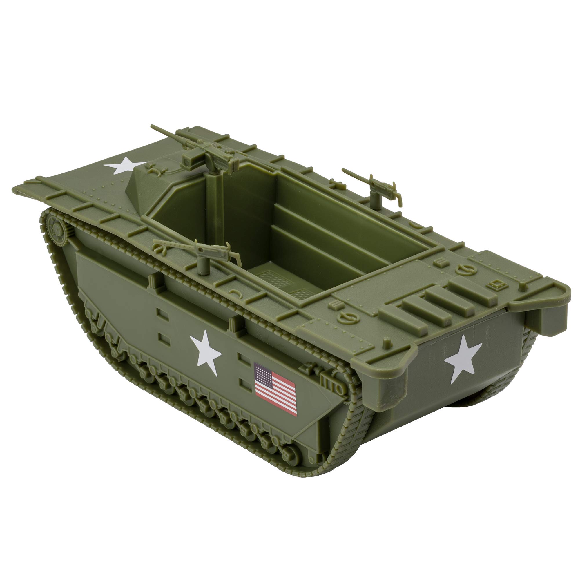 BMC WW2 USMC Amtrac LVT - 1:32 Amphibious Vehicle for Plastic Army Men