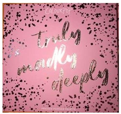 ColourPop Truly Madly Deeply Eyeshadow Palette