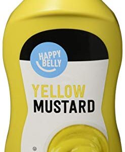 Amazon Brand - Happy Belly Yellow Mustard, Kosher, 14 ounce (Pack of 1)