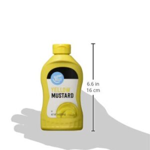 Amazon Brand - Happy Belly Yellow Mustard, Kosher, 14 ounce (Pack of 1)