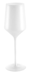 vikko décor matte white wine glasses | thin, handblown glass – tall, elegant stem – dishwasher safe – 11 ounce cup – set of 6 stunning wine glasses – 8.6” x 2.4”