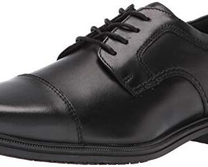 Rockport mens Rockport Men's Robinsyn Waterproof Cap Toe Oxford, Black, 13 US