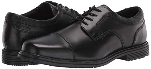 Rockport mens Rockport Men's Robinsyn Waterproof Cap Toe Oxford, Black, 13 US