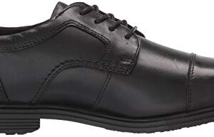 Rockport mens Rockport Men's Robinsyn Waterproof Cap Toe Oxford, Black, 13 US