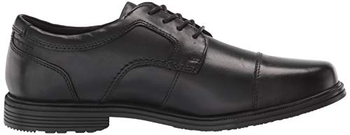 Rockport mens Rockport Men's Robinsyn Waterproof Cap Toe Oxford, Black, 13 US