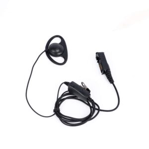 xpr3300e earpiece,d shape earpiece headset mic ptt for motorola xpr3300e xpr3500 xpr3500e xpr3000 xpr3300 walkie talkie 2 way radio
