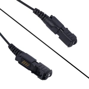 XPR3300e Earpiece,D Shape Earpiece Headset Mic PTT for Motorola XPR3300e XPR3500 XPR3500e XPR3000 XPR3300 walkie Talkie 2 Way Radio