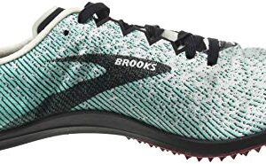 Brooks Women's Race Running Shoe, Grey Black Atlantis, 10