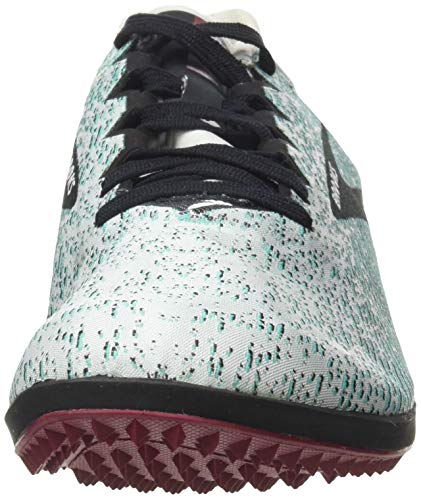 Brooks Women's Mach 19 Spikeless Running Shoe, Grey Black Atlantis, 8 UK