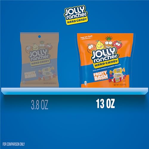 JOLLY RANCHER Fruity Bash Assorted Fruit Flavored Hard Candy Bag, 13 oz