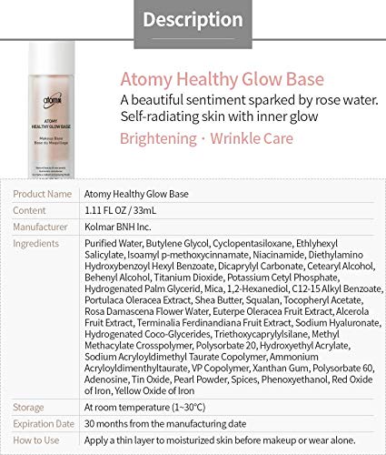 Glow Base_Complexion to create a radiant and glowing finish