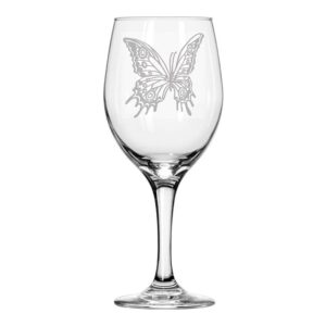 alankathy mugs butterfly wine glass flying (20 oz wine glass)