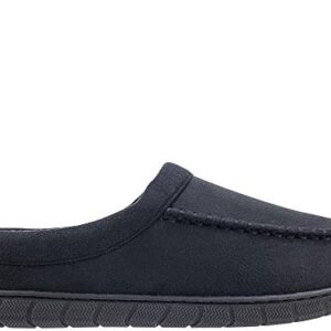 Dockers Men's Christopher Classic Casual Roll Collar Clog Slippers, Size 8 to 13 (Black Rugged, Numeric_9_Point_5)