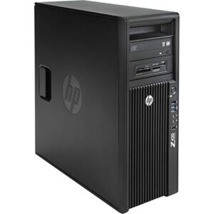 HP Z420 Workstation E5-1620 V2 Quad Core 3.7Ghz 8GB 500GB Dual DVI Win 10 (Renewed)