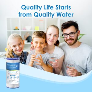 Waterdrop W50PEHD Whole House Water Filter, Replacement for American Plumber, W10-PR, Culligan® R50-BBSA, GE ®FXHSC, GXWH40L, GXWH35F, 5 Micron, 10" x 4.5", High Flow Sediment Filters, Pack of 3