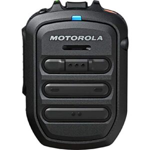 wm500 bluetooth remote speaker microphone kit# pmmn4127 which includes usb charging cable - compatible with tlk100 & tlk150 poc two way radios - by motorola solutions