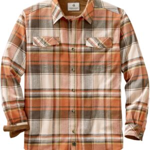 Legendary Whitetails Men's Legendary Flannel Shirt, Dark Horizon Plaid, Small