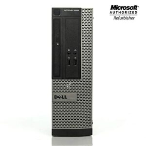 Dell Optiplex 3020 Gaming Desktop PC - Intel Core i7 4th Gen 3.4 GHz, NVIDIA GeForce GT 1030 2GB, 8GB RAM, 512GB SSD, HDMI, DVI, VGA, DVD, New Keyboard, Mouse, WiFi, Windows 10 Professional (Renewed)