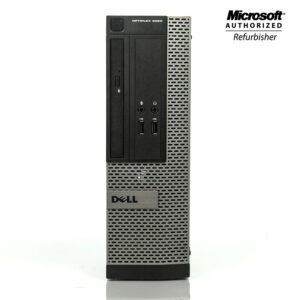 Dell Optiplex 3020 Gaming Desktop Computer - Intel Core i7 4th Gen 3.4 GHz, NVIDIA GT 1030 2GB DDR5, 8GB RAM, 1TB SSD, HDMI, DVI, DVD-ROM, New Keyboard, Mouse, WiFi, Windows 10 Home(Renewed)