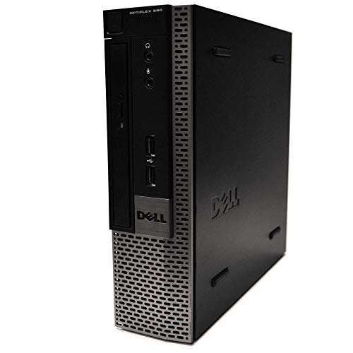 Dell OptiPlex 990 Ultra Small Space Saving PC Desktop Computer, Intel Quad Core i5, 8GB RAM, 500GB HDD, Windows 10 Pro, New 16GB Flash Drive, Wireless Keyboard & Mouse, DVD, WiFi (Renewed)