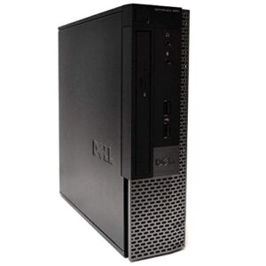 Dell OptiPlex 990 Ultra Small Space Saving PC Desktop Computer, Intel Quad Core i5, 8GB RAM, 500GB HDD, Windows 10 Pro, New 16GB Flash Drive, Wireless Keyboard & Mouse, DVD, WiFi (Renewed)