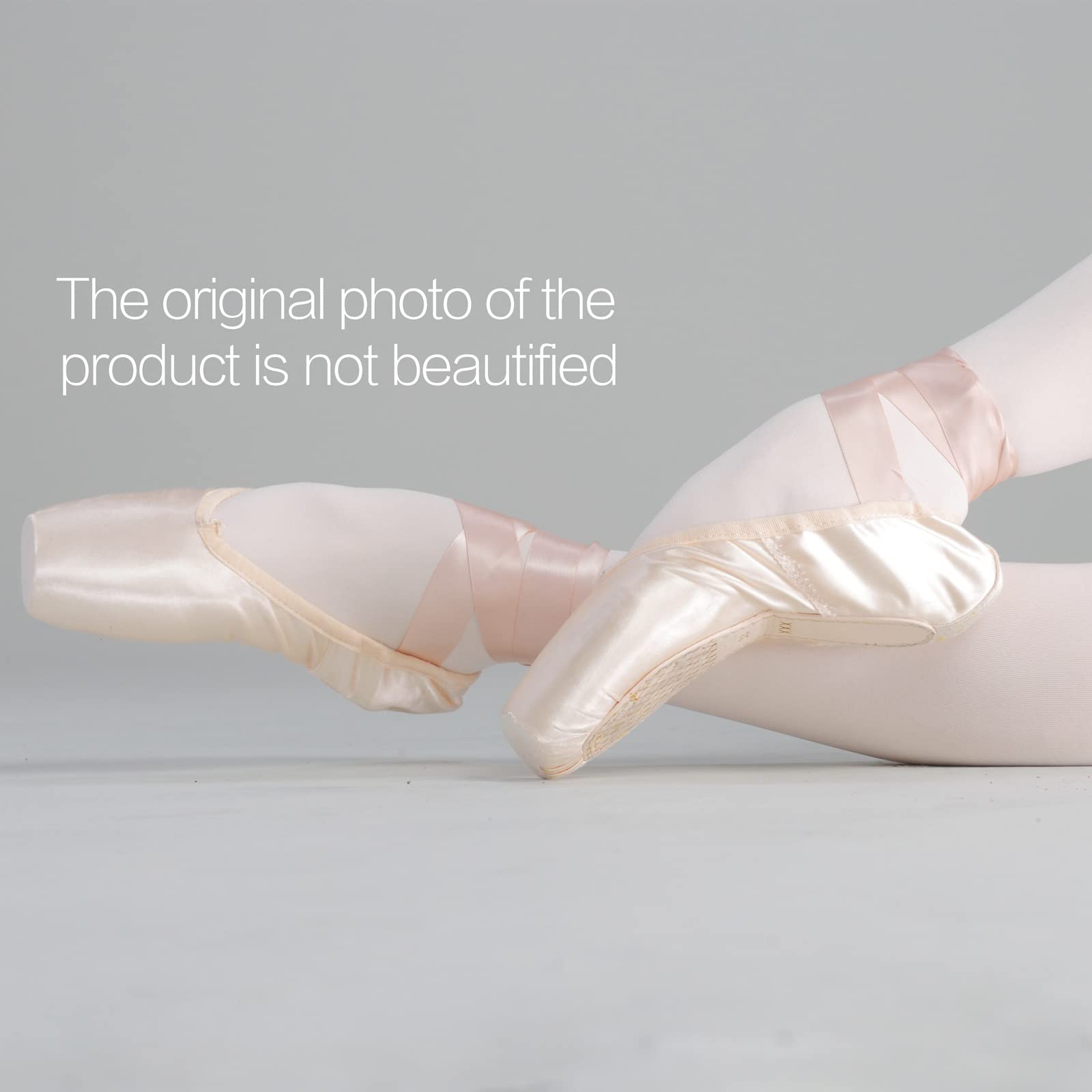 SHOLING Professional Pointe Shoes Satin Ballet Dance Slipper with Ribbons Toe Pads for Womens Girls (Pink, Numeric_8)