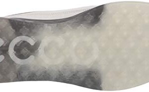 ECCO Women's S-Three BOA Gore-TEX Waterproof Hybrid Golf Shoe, White/Silver Grey, 7-7. 5
