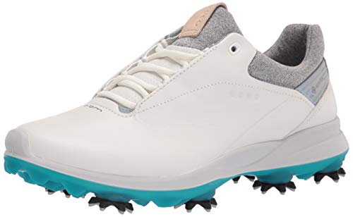 ECCO Women's Biom G3 Gore-TEX Golf Shoe, White/White, 5-5.5