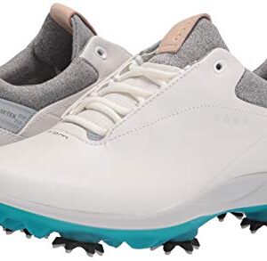 ECCO Women's Biom G3 Gore-TEX Golf Shoe, White/White, 5-5.5