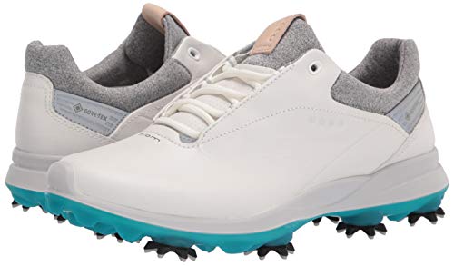 ECCO Women's Biom G3 Gore-TEX Golf Shoe, White/White, 5-5.5