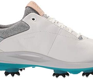 ECCO Women's Biom G3 Gore-TEX Golf Shoe, White/White, 5-5.5