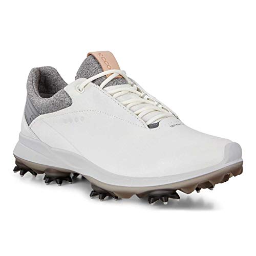 ECCO Women's Biom G3 Gore-TEX Golf Shoe, White/White, 5-5.5