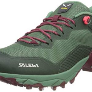 Salewa Women's WS Ultra Train 3 Trail Running Shoes, Duck Green Rhododendon, 7.5