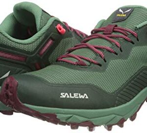 Salewa Women's WS Ultra Train 3 Trail Running Shoes, Duck Green Rhododendon, 7.5