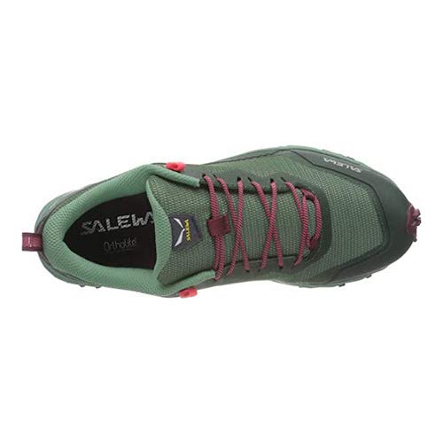 Salewa Women's WS Ultra Train 3 Trail Running Shoes, Duck Green Rhododendon, 7.5