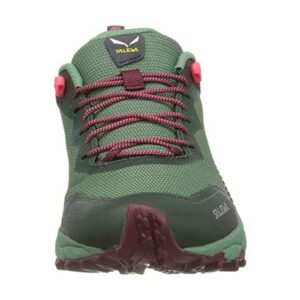 Salewa Women's WS Ultra Train 3 Trail Running Shoes, Duck Green Rhododendon, 7.5