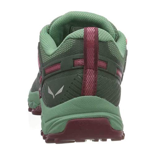 Salewa Women's WS Ultra Train 3 Trail Running Shoes, Duck Green Rhododendon, 7.5