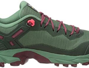 Salewa Women's WS Ultra Train 3 Trail Running Shoes, Duck Green Rhododendon, 7.5