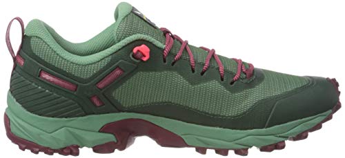 Salewa Women's WS Ultra Train 3 Trail Running Shoes, Duck Green Rhododendon, 7.5