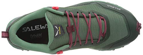 Salewa Women's WS Ultra Train 3 Trail Running Shoes, Duck Green Rhododendon, 7.5