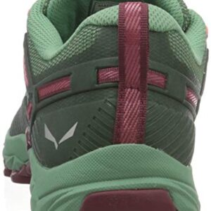 Salewa Women's WS Ultra Train 3 Trail Running Shoes, Duck Green Rhododendon, 7.5