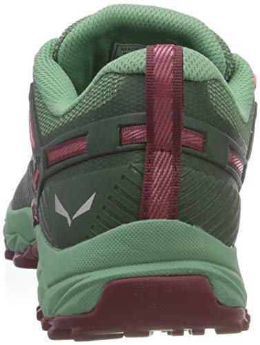 Salewa Women's WS Ultra Train 3 Trail Running Shoes, Duck Green Rhododendon, 7.5