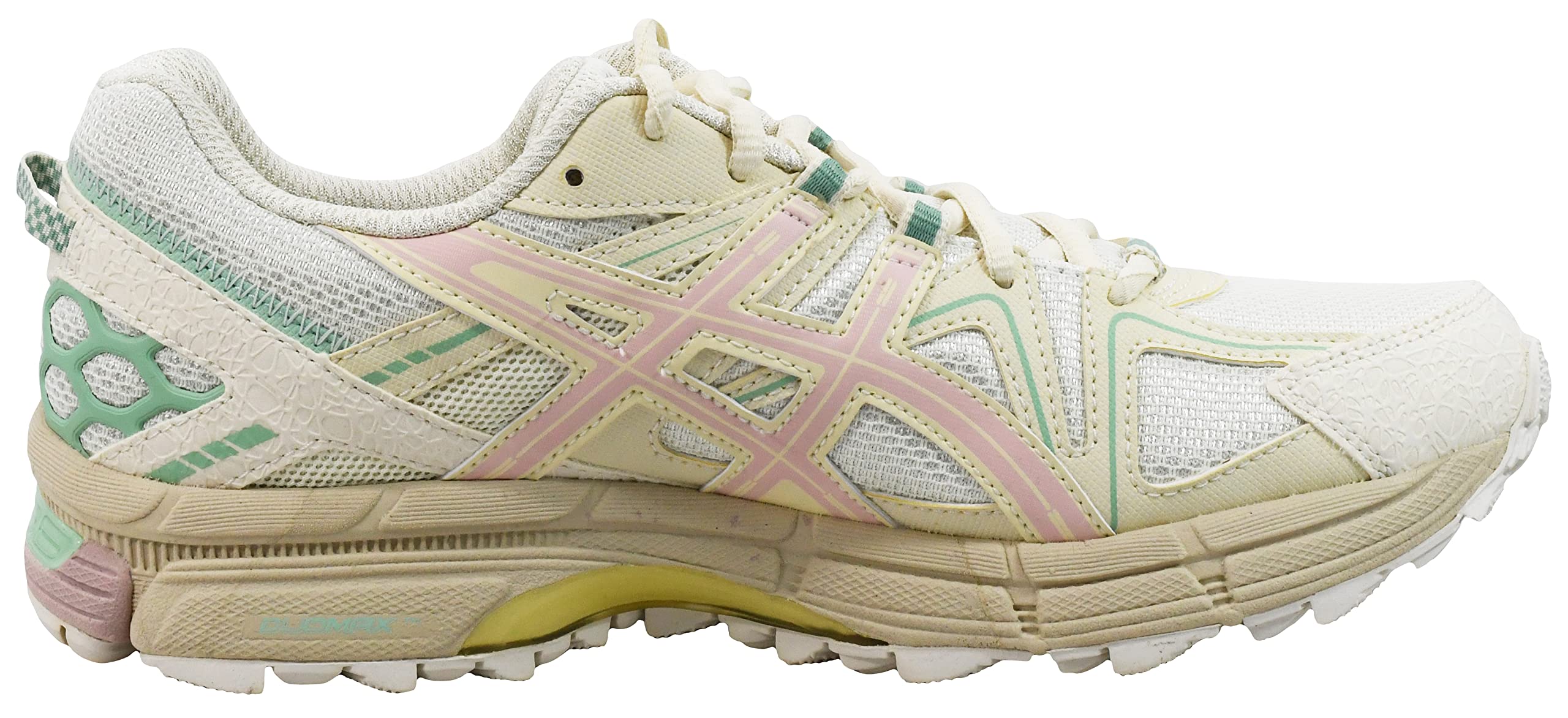 ASICS Women's Gel-Kahana 8 Running Shoe, Cream/Ginger Peach, 9 B