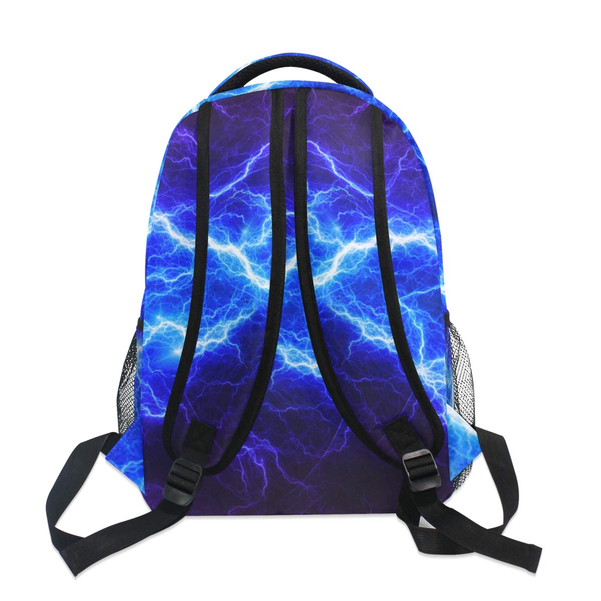 MNSRUU Lightning Backpack for Boy Teenage Girls Rucksack Starry Lightning Pattern Backpack Kid 14 inch Laptop Backpack Lightning Bookbag