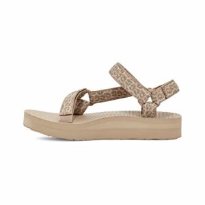 teva women's midform universal sandal, dorinda sesame, 8